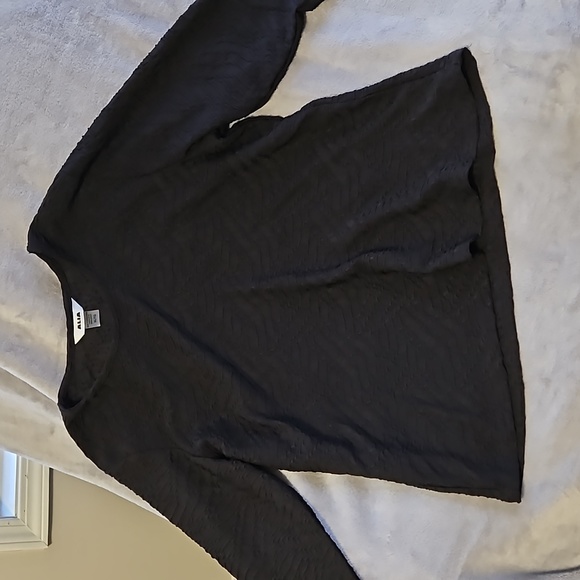 Stretchy XL Women's Black Alia Top Long Sleeve - Picture 7 of 10